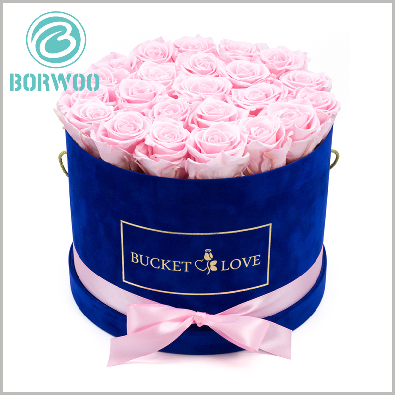 Black Round Gift Box with Satin Bow Ribbon – Bella-Line