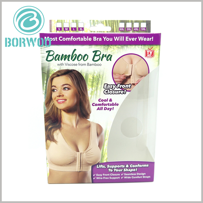 Printable underwear packaging for bra